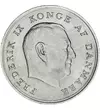10 coroane Frederik al IX-lea argint de 800/1000 205 g Danemarca 1967