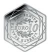 10 euro Coroană  argint de 500/1000 17 g Franţa 2024