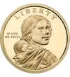 1 dolar Fată indiană cupru nichel 81 g SUA 2024