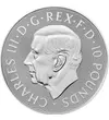10 lire Elisabeta a II-a  argint de 9999/1000 311 g Marea Britanie 2024