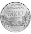 5000 forinţi Vedere din Budapesta argint de 925/1000 3146 g Republica Ungară 2009