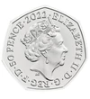 GB/ 50 pence BBC 100 de ani 2022 Marea Britanie