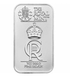lingou de argint Stema lui Charles al III-lea coroană argint de 9999/1000 311 g Marea Britanie 2023