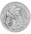 2 lire, Britannia şi Liberty, , argint de 999/1000, 31,1 g, Marea Britanie, 2024