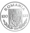  100 leiCE Fotbal AngliaArgint1996 România