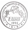  100 lei,CE Fotbal Anglia,Argint,1996, România
