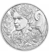 10 euro Femeie cu floare val. nom.  argint de 925/1000 1555 g Austria 2024