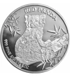 5000 franci, Panda roşu, argint de 999/1000, 31,1 g, Republica Ciad, 2024