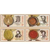 1,40, 1,5, 7, 19,50 lei, , offset, Set de 4 timbre, România, 2021