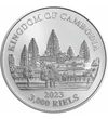 CAM/ 3000 riel Tigru 1uAg 2023 Cambodgia