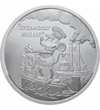 50 cenţi, Mickey pe vapor cu aburi, argint de 999/1000, 31,1 g, Insulele Fiji, 2024