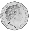 50 cenţi Elisabeta a II-a  cupru nichel 157 g Australia 2006