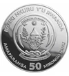 50 franci Stemă  argint de 999/1000 311 g Rwanda 2024