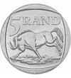  5 rand, Antilopa gnu, 2001, Republica Africa de Sud