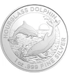 1 dolar, Delfinul clepsidră, argint de 999/1000, 31,1 g, Australia, 2024
