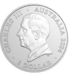 1 dolar Charles al III-lea val. nominală  argint de 999/1000 311 g Australia 2024