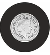  50 pence Inel- monedă pictată2012 Marea Britanie