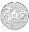 1 dolar, Pantera Roz, argint de 999,9/1000, 31,1 g, Tuvalu, 2024