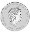 1 dolar Elisabeta a II-a val.nominală  argint de 9999/1000 311 g Tuvalu 2024