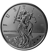 1 liră, Zeiţa Justitia, , argint de 999/1000, 31,1 g, Gibraltar, 2024