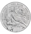 10 lire, Regele Arthur, , greutate, argint de 999,9/1000, 311 g, Marea Britanie, 2024
