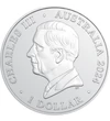 1 dolar Charles al III-lea val. nominală  argint de 999/1000 311 g Australia 2024