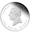 05 dolar Charles al III-lea  argint de 9999/1000 1555 g Australia 2025