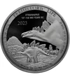 KON/ 20 franci, Stegozaur, Ag,2023, Congo