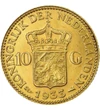  10 guldeniWilhelminaAu1925-1933 Olanda