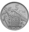  5 pesete Franco 1957-75 Spania