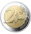 2 euro Harta UE  cupru nichel 85 g Franţa 2025