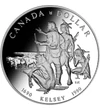  1 dolar "Kelsey" Ag 1990 Canada