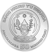 50 franci Stemă  argint de 999/1000 311 g Ruanda 2025