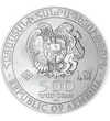 500 dram Stemă   argint de 999/1000 311 g Armenia 2025