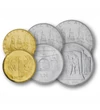 1 2 5 10 20 50 100 lire    0 San Marino 1976