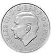 2 lire Charles al III-lea  argint de 999/1000 311 g Marea Britanie 2024