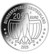 20 euro Vultur cu scut   argint de 925/1000 18 g Germania 2025