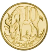 10 cenţi Antilopă  Brass 45 g Etiopia 1977-2005