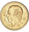 10 peso, Stema Mexicului, vulturul cu şarpe, aur de 900/1000, 8,333 g, Mexic, 1905-1959