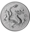 10 yuani, Ilustrare dragon, val.nom., greutate, argint de 999/1000, 31,1 g, China, 2025