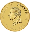 15 dolari Charles al III-lea  aur de 9999/1000 311 g Australia 2025