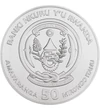 50 franci Stemă  argint de 999/1000 311 g Ruanda 2025