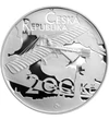  200 kč, Jan Kašpar, Ag, proof, 2011, Cehia