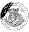 100 şilingi, Leopardul, argint de 999,9/1000, 31,1 g, Somalia, 2025