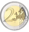 2 euro Harta Europei  cupru nichel 85 g Belgia 2014
