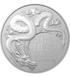 AUS/ 1 dolar, Anul Dragonului,1uAg,2024, Australia