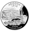  1/4 dolar, Arizona, 2008, SUA