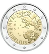  2 euro, Jean Sibelius, 2015, Finlanda