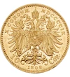 10 coroane Francisc Iosif aur 1909 Monarhia Austro-Ungară