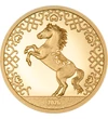 1000 togrog, Cal cabrat, , aur de 999,9/1000, 0,5 g, Mongolia, 2026